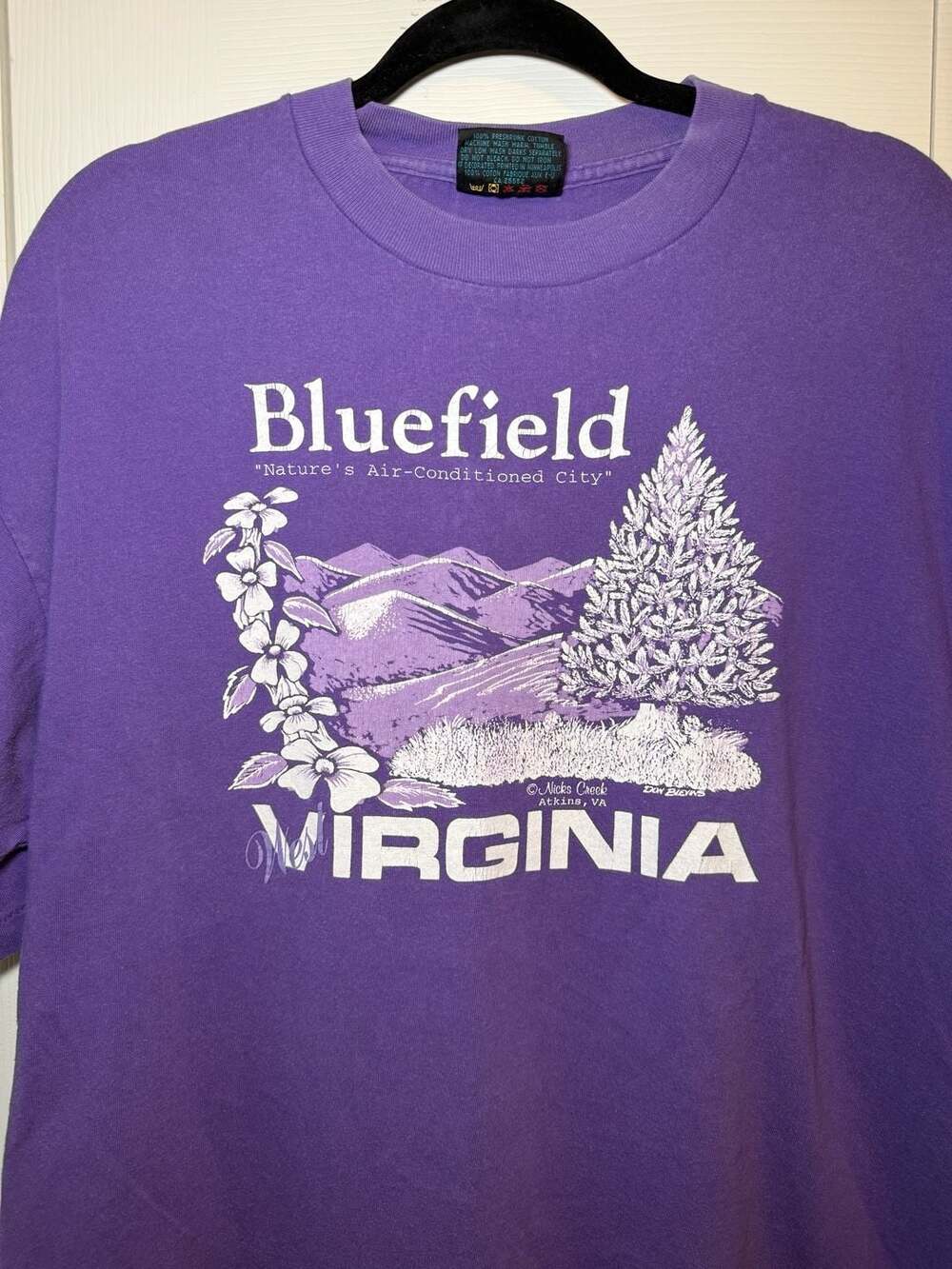 Stafford Blaine Bluefield Virginia Size XXL Purple T-Shirt